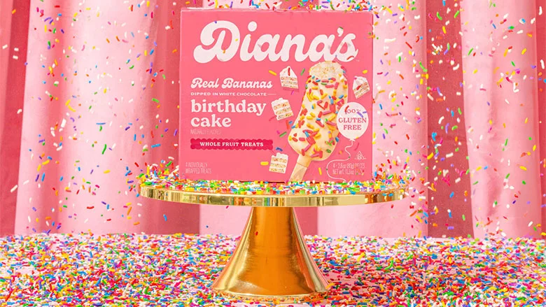 Dianas Birthday Cake package