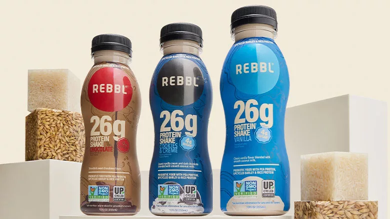 Rebbl Protein Shake bottles