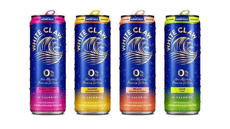 White Claw Non Alcoholic Cans