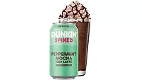 Dunkin Peppermint Spiked Latte can