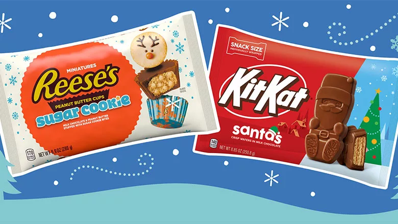 Hershey Kit Kat Reeses Holiday packages