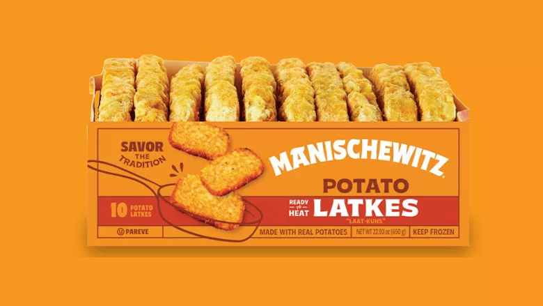 Manischewitz Latkes package