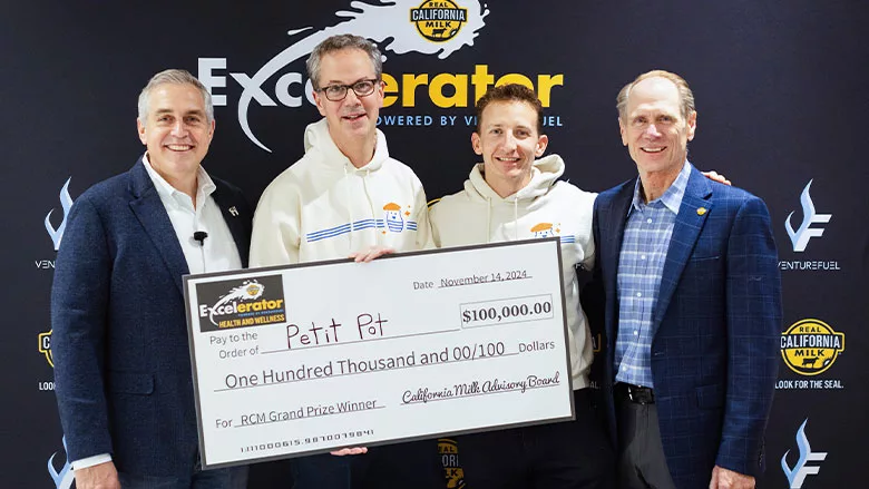 Petit Pot Calif Milk Excelerator Winners