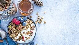 homemade yogurt and granola