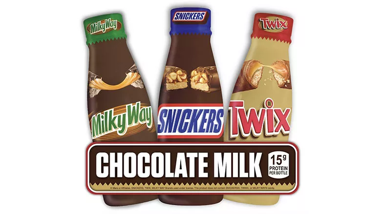Branded Chocolate Milk bottles