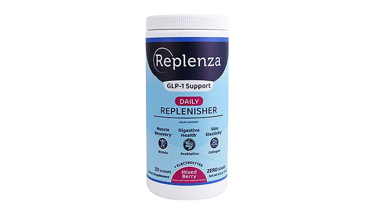 daily replenisher mixed berry glp-1 support Replenza GLP-1 Nutritional Support System