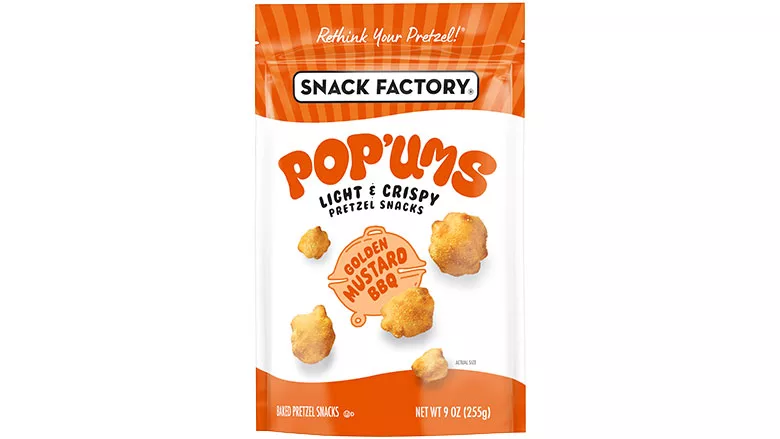 Snack Factory PopUms orange package