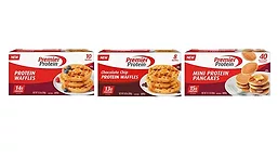 Premier Protein Waffles Pancakes packages