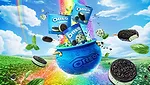 Oreo Mint Pot w Rainbow 