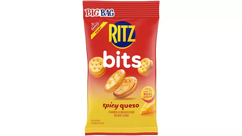 Ritz Bits Spicy Queso package