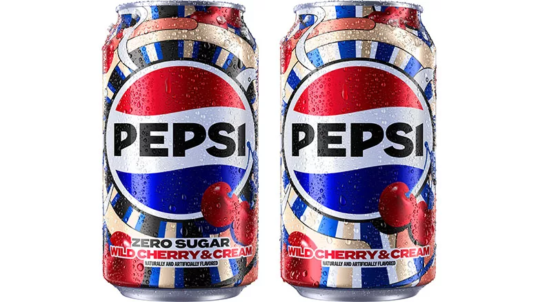 Pepsi Wild Cherry Cream cans