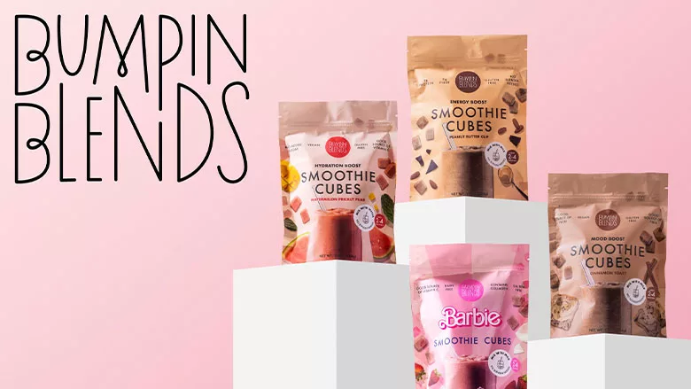 Bumpin Blends Smoothie Cubes packages