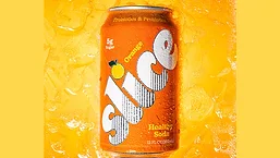 Slice Healthy Soda can