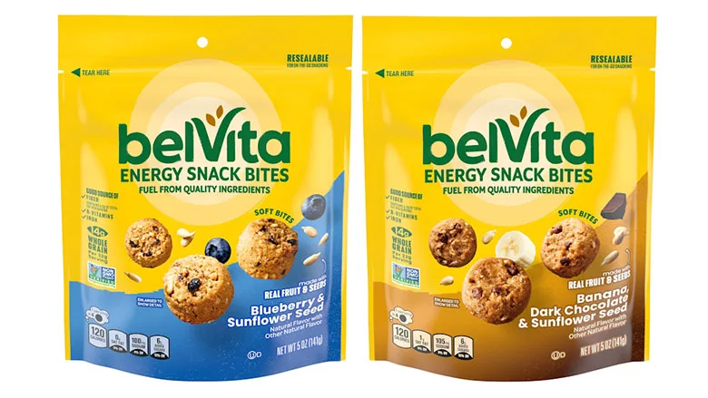 BelVita Energy Snack Bites packages