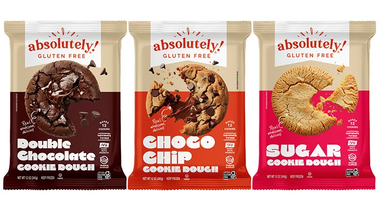 Absolutely Gluten Free Cookies packages