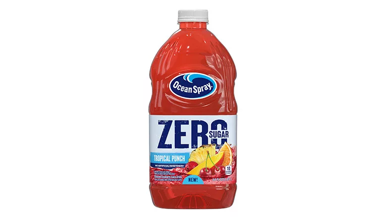 Ocean Spray Zero Sugar Tropical bottle