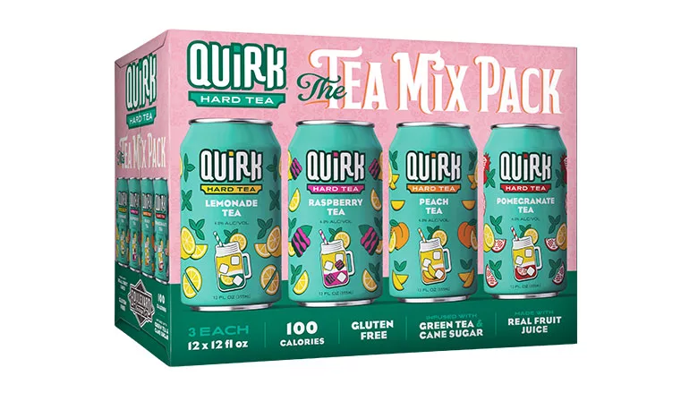 Quirk Hard Tea package