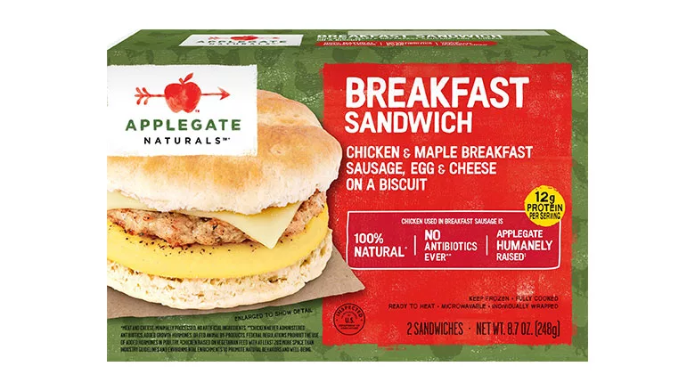 Applegate Breakfast Sandwich package
