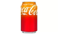 Orange Cream Coca Cola cans