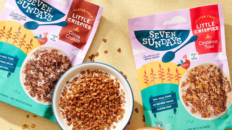 Seven Sundays Little Crispies boxes