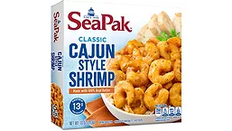 SeaPak Cajun Shrimp package