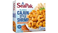 SeaPak Cajun Shrimp package