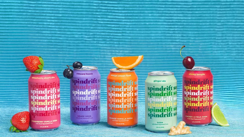Spindrift cans