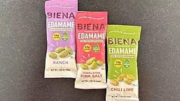 Biena Edamame packages