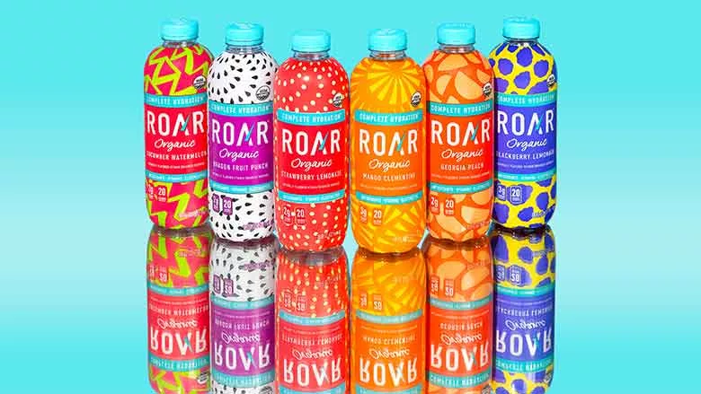 Roar Organic bottles
