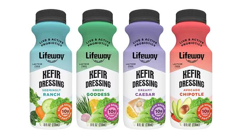Lifeway Kefir Dressings bottles