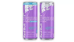Red Bull Spring Edition cans