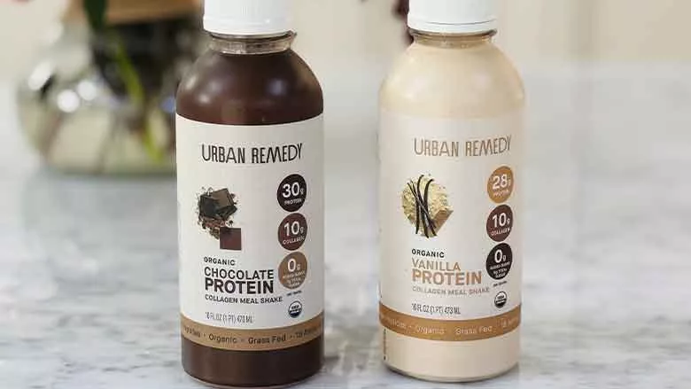 Urban Remedy Protein Shake package