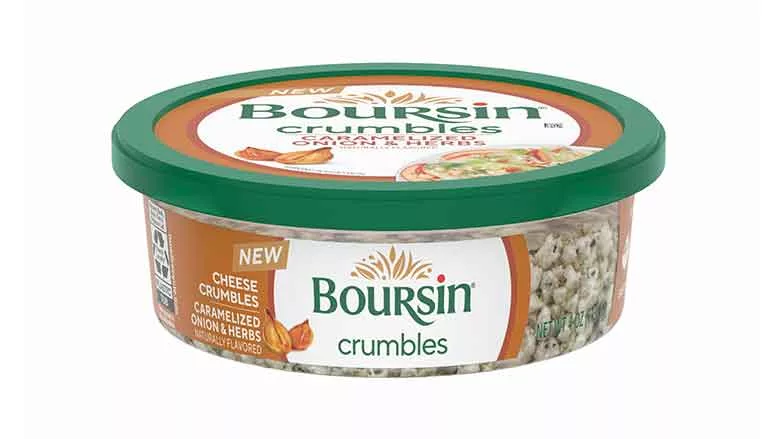 Boursin Crumbles container