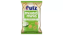Utz Mixed Minis Sour Cream pretzel packages 