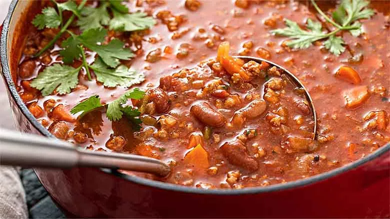 Pot of chili