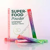 SuperFood Powder packages