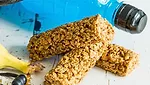 Blue Bottle with Granola 
