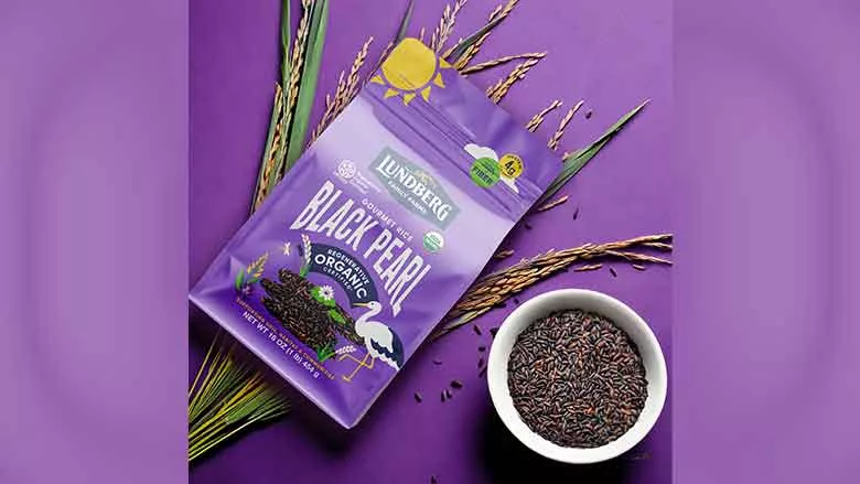 Lundberg Black Pearl Rice package
