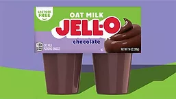 Jello Oat Milk pudding package