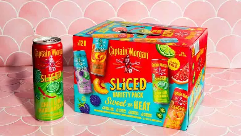 Captain Morgan Sliced package