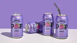 Culture Pop Grape Soda cans