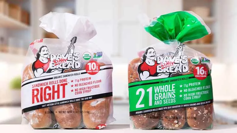 Daves Killer Sandwich Rolls package