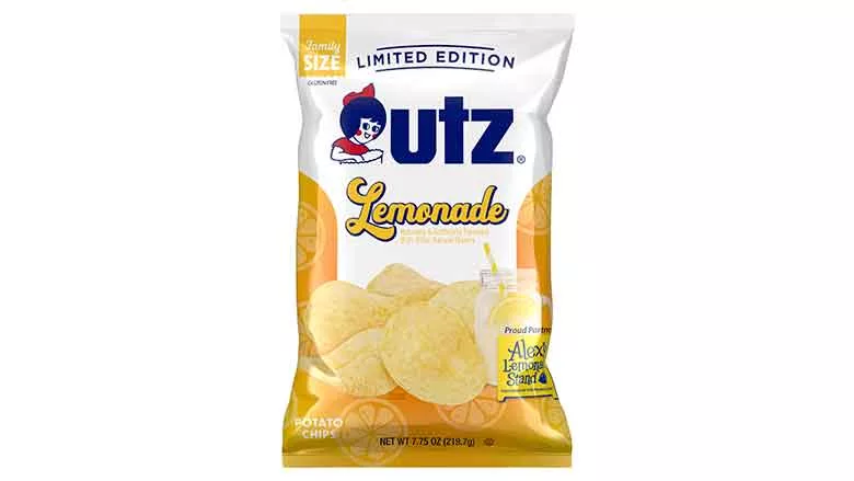 Utz Lemonade Chip bag