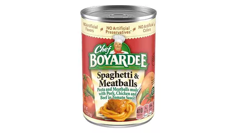 Chef Boyardee Can