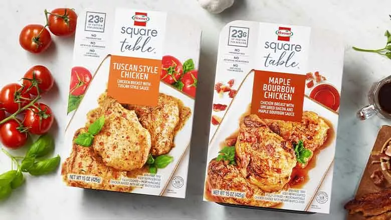 Hormel Square Table packages