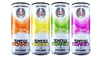 Snow Monkey Sake cans