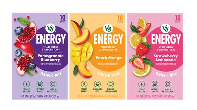 V8 Energy packages