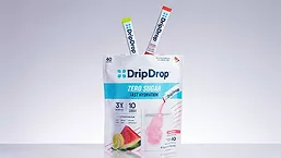 DripDrop ZeroSugar packages