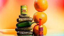 Twang Hot Pickle Salt packages