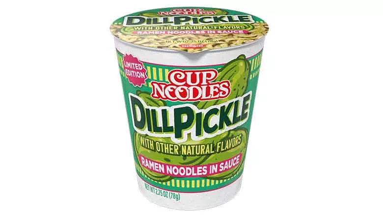 Cup Noodles Pickle Flavor container